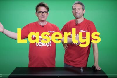Søren og Kasper fortæller om laserlys